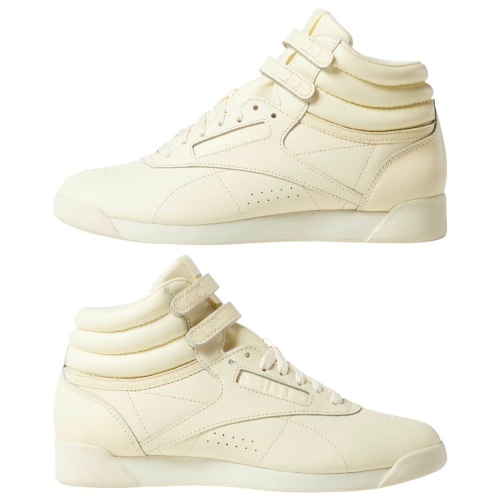 NEW Reebok Freestyle High Top - Washed Yellow